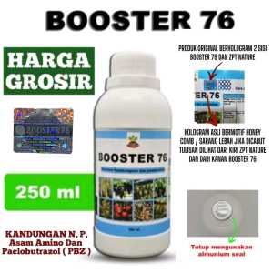 Pupuk Booster 76 Pupuk Organik Penyubur Pelebat Buah 250ml