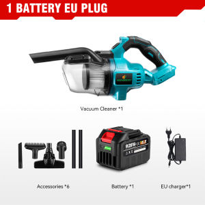 1000W 700ML Cordless Handheld Electric Vacuum Cleaner Powerful Rechargeable Household Indoor Cleaning Tools Dust Extractors For Makita 18V Battery