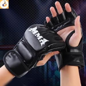 EOY Boxing Gloves Half Finger Gloves Thickened Adult Gloves Punching Sandbag Fighting Fighting Gloves