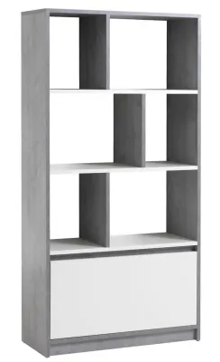 Kệ sách JYSK Billund gỗ công nghiệp nhiều màu R80xS33xC160cm