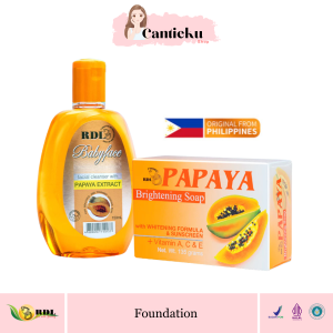 [PAKET GLOWING] RDL Sabun Pepaya 135gr Facial Cleanser 150ml Sabun Cuci Muka Berjerawat Kulit Kusam Berminyak Promo Murah Mencerahkan Melembapkan Melembabkan