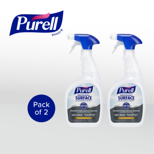 PURELL® Professional Surface Disinfectant - 32 fl oz Capped Bottle (with Spray Trigger in Pack) (Pack of 2) [Current Expiry: 04/2026]