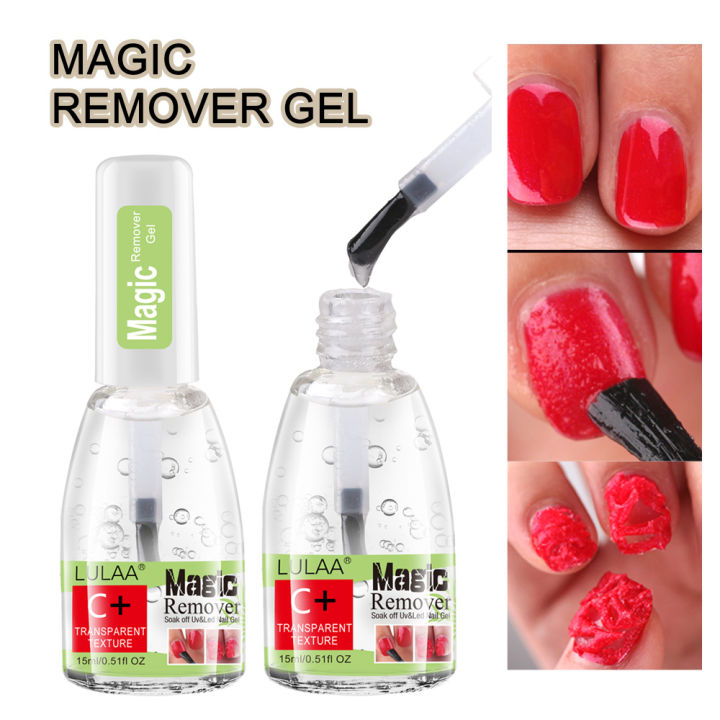 15ml Magic Burst Gel Polish Remover Soak off Sticky Layer Cleaner