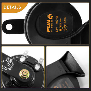 FunTimes Oto Style Horn 400hz / 500hz H0-14 Power Horn Universal 2pcs