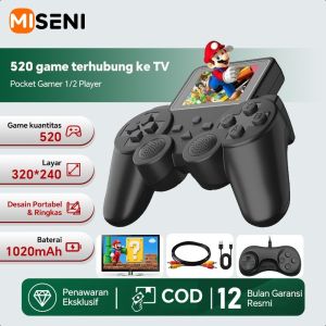 Game Boy S10 Mini Etro 520 In 1 Permainan Portable Mainan Anak Mini Portabel Red Series Console Games 1 PLAYER / 2 PLAYER Pvp Murah Machine Kids BELL