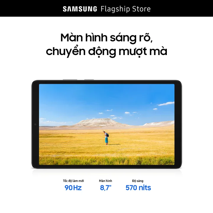 Máy tính bảng Galaxy Tab A11 Wifi (4-64GB), Màn hình nhỏ gọn 8.7", Tần số quét 90Hz, Tính năng giải toán tự động | BigBuy360 - bigbuy360.vn