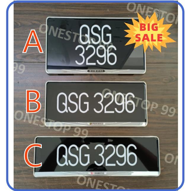 ⭐ [100% ORIGINAL] ⭐ Frame plate Chrome daihatsu Perodua chrome myvi mg3 ...