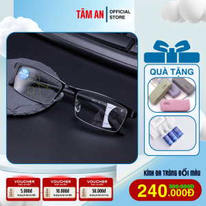 (Mã TA-DC93) Kính Lão - Viễn Thị Đa Tròng Đổi màu Cao Cấp cp