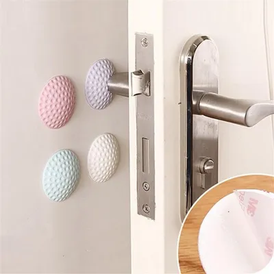 🔥Malaysia Ready Stock🔥 Door Handle Rubber Wall Shield Pad Door Stopper Guard Wall Protector Penahan Pintu Dinding