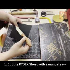 แผ่น KYDEX Thermoform สำหรับทำปลอกมีด ปลอกปืน ป้องกันเกราะ 1 ชิ้น