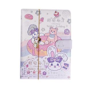 Planner 2025 Notebook A5 Cute Colour Page Leather Notebook Planner Book Journal Cute Diary Buku Nota Comel 可爱日记本笔记本手帐本