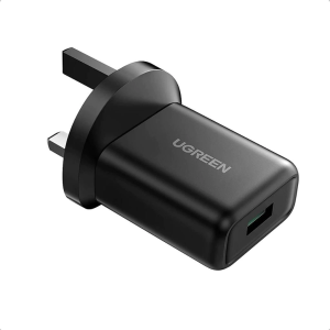 UGREEN QC 3.0 USB 18W Charger | Qualcomm Certified USB Wall Charger UK Plug | Original UGREEN Malaysia