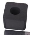 Microphone Flag Sponge Station Logo Square Kotak Mic Interview Hitam. 
