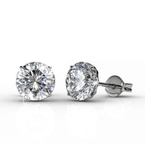 Her Jewellery Kristine Earrings - Luxury Crystal Embellishments plated with 18K Gold