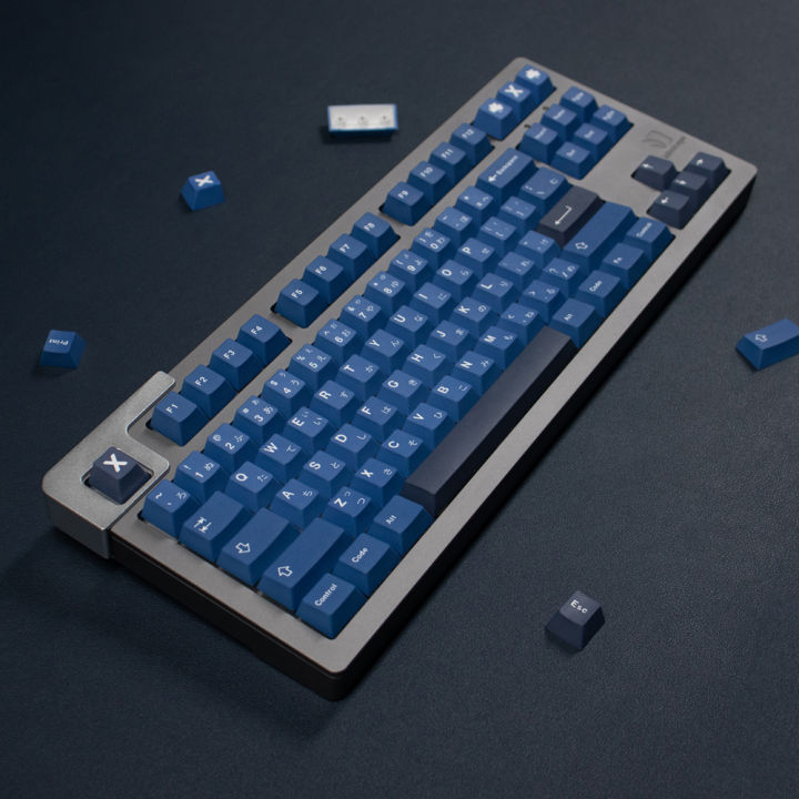 GMK Striker R1 Front Keycap Blue PBT Thermal Sublimation Large Complete ...