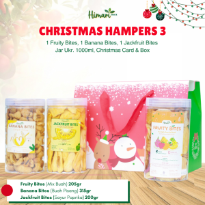 Himari Paket Keripik Buah Sayur Edisi Natal Christmas Hampers Free Box