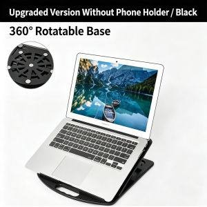 360 ° Rotatable Laptop Stand Suitable For 10-17 Inch Computers Adjust The Height Foldable Laptop Desk With Phone Holder