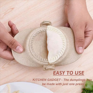 Manual Dumpling Clip Wheat Easy Eco Friendly Dumpling Mould Dumpling Skin Wrapper Mould Kitchen Cooking Gadgets