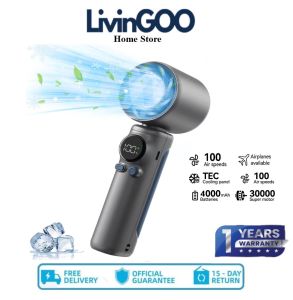 Kipas Sejuk Metaheld Fan Pro Portable Turbo Fan High Speed kipas mini fan coole LED Display 20H 4000mAh