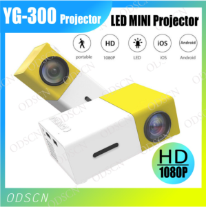 ODSCN  YG-300 600 Lumens Mini Portable Projector