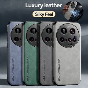 Leather Funda For Xiaomi 15 Ultra Case Car Magnetic Holder Phone Cover For Xiaomi Mi 15 Xiaomi15 Ultra Shockproof Protect Coque