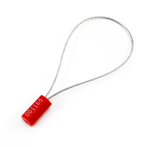 10Pcs/Set Ties Kabel Baja Kunci Segel Kabel Model Tarik Bahan Baja Untuk Keamanan Truk/Railway Locking