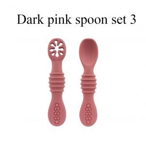 Baby Spoon BPA Free Toddler Silicone Double-Sided Training Weaning Pre-Spoon