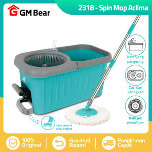 GM Bear Pel Lantai Praktis 2318 - Ultra Mop Aclima Pelan Lantai Spin Mop