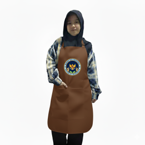 Celemek Apron BGN Badan Gizi Nasional SPPG Apron Dapur Bahan American Drill Premium