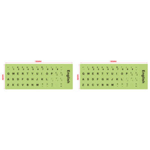 Glow in the Dark Keyboard Stickers Anti-Dust Decals Luminescent Labels