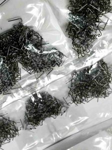 0HOT STAPLES CAR BUMBER PIN BUMPER PLASTIC REPAIR PIN PLASTIC WELDER STAINLESS STEEL PIN m pin wave pin hot gun pin