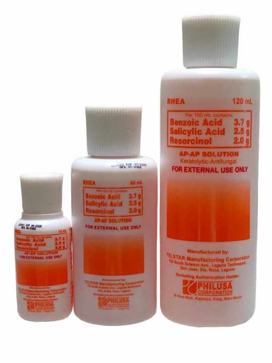Rhea ApAp Solution Benzoic Acid Salicylic Acid Resorcinol 15ml / 60ml