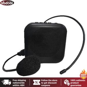 [Vodool Tool Outlet] Mini Voice Amplifier 1200mAh Rechargeable Bluetooth-compatible Speaker for Teacher Taxi Driver Training Tour Guide