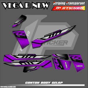 VEGA R NEW  (COD) STIKER STRIPING MOTOR YAMAHA VEGA R NEW - LIST GRAFIK SIMPLE DESAIN RACING IP.PROJECT HOLOGRAM DAN TRANSPARAN BISA COD IP.KODE-546
