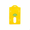 Plastik ID Card 8x5cm Frame Gantung Case Name Card Name Tag Portrait - 1 Buah. 