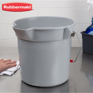【hot selling】original Rubbermaid taylor pail bucket timba 2614 10QT (10L)ROUND BRUTE BUCKET COD