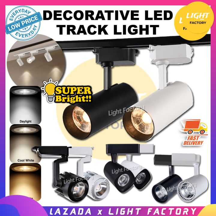 Lampu Track 10W 12W 15W 20W 30W LED Track Light Spotlight Daylight