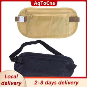 [COD] AqToCna Ship within 24 hours 1PC Universal Sports Waist Bag Money Belt For Travel Women And Men Slim Hidden Travel Wallet Mobile Phone Anti-theft Bag
