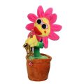 Douyin Online Influencer Enchanting Flower SUNFLOWER Play the Saxophone Sunflower Dancing Singing Children's Toy Plush. 