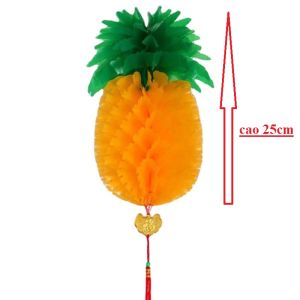 Đèn lồng quả dứa chất liệu cực Dày trang trí tết trang trí ngoài trời. Chống mưa nắng