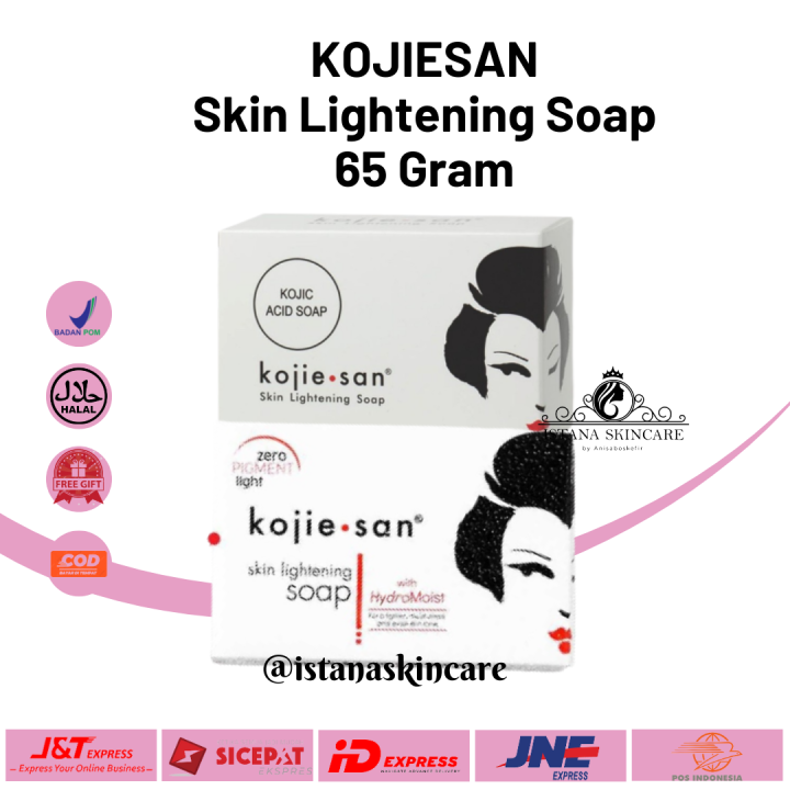 Kojie San Varian Kojic Acid Skin Lightening Soap with Hydromoist 65gr ...