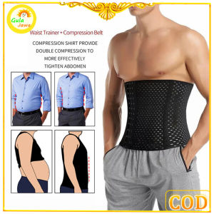 Korset Pria / korset laki laki / korset cowok pengecil perut model untuk Tubuh Lebih Ideal!