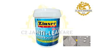 (1KG) ZINXER Anti-Leak Waterproof Glue WithBrush Sealant Waterproof Roof Leak Water Proofing Sealant Paint透明防水胶 防水