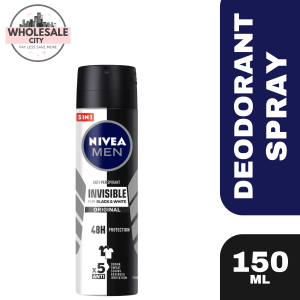 NIVEA Men Deodorant Black & White Original Anti-Perspirant Spray 150ml