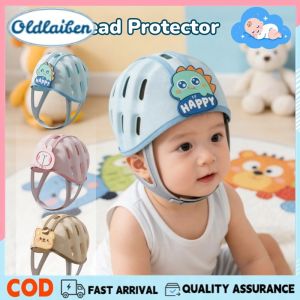 Oldlaiben Baby Head Protector Toddler Safety Helmet Baby Walking Safety Hat Soft Adjustable Anti-Fall Crash