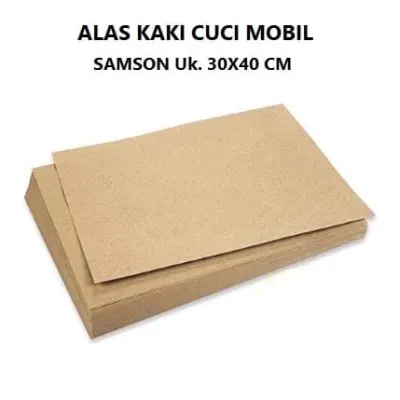 kertas samson 30x40 cm kraft 80 gsm untuk paper bag alas kaki cuci mobil coklat carwash