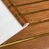 3M Wallpaper Wood 3D Design Self-adhesive Waterproof PVC Wall Decorative Sticker