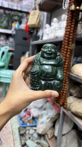 แกะสลักพระสังกัจจายน์ หน้าตัก2.5นิ้ว ความสูง 3.5นิ้ว