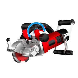 MOLY TOOLS เครื่องเซาะร่องผนัง ท่อไฟ ท่อประปา ระบบน้ำ แรง 5000วัตต์ ใบตัด 133 mm. รุ่น ML-1007A **ตัวเครื่องสีแดง