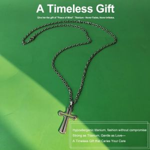 Hypoallergenic Anodized Titanium Couple Necklace & Ring Set - Luxury Jewelry Valentines Day Gift for Lovers Couples - 100% Hypoallergenic Titanium Jewelry - 100% Stainless Steel - 100% Hypoallergenic - 100% Titanium - 100% Stainless Steel - 100% Hypoalle